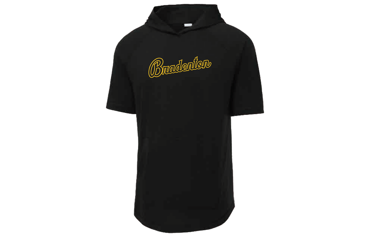 Short sleeve warm up hoodie sales