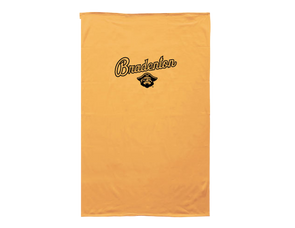 Bradenton Script Sweatshirt Blanket Gold