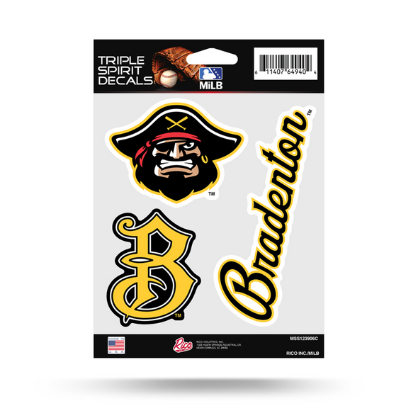 Bradenton Marauders Decals