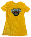 Bradenton Marauders Ladies Razorback T-Shirt Gold