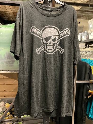 Bradenton Marauders Steel Skull & Crossbat Tee