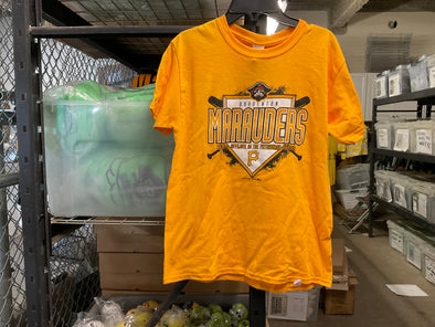 Bradenton Marauders Gildan Youth Maniac Gold T-Shirt