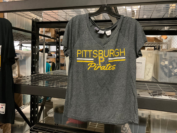 Pittsburgh Pirates Ladies Quest Raglan T Shirt