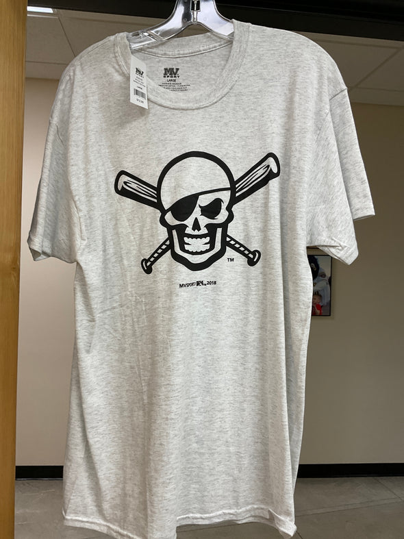 MV Sport Skull & Crossbats  Marble Heather T-Shirt