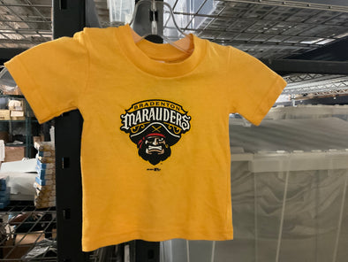 Bradenton Marauders Infant Primary Logo Gold Tee