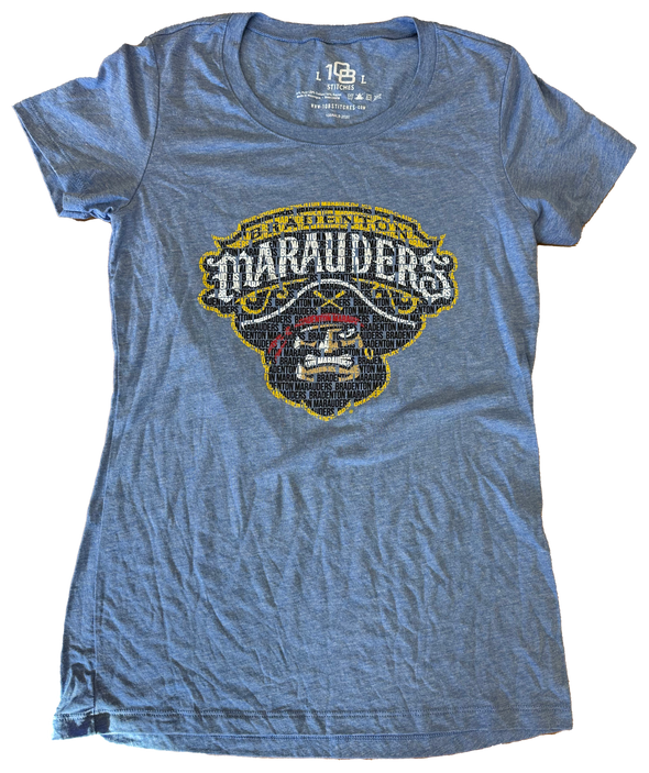 Bradenton Marauders Ladies Spell Out T-Shirt