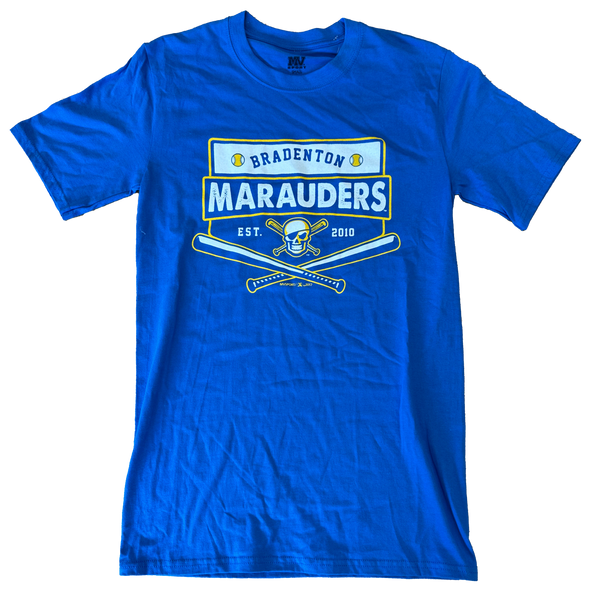 Bradenton Marauders MV Sport Royal Blue Tee