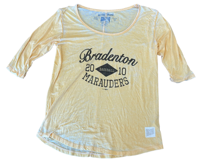 Retro Brand Relaxed Henley Gold