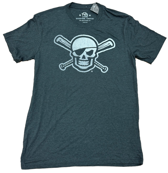 Bradenton Marauders Steel Skull & Crossbat Tee