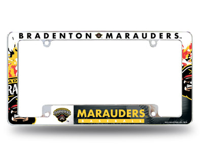 Bradenton Marauders Chrome License Plate Frame