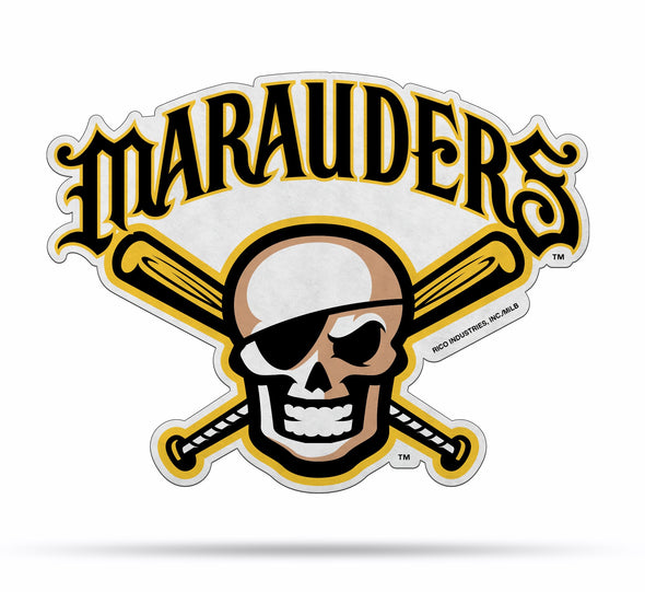 Bradenton Marauders Skull Logo Die Cut Pennant