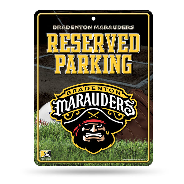 Bradenton Marauders Metal Reserved Parking Sign