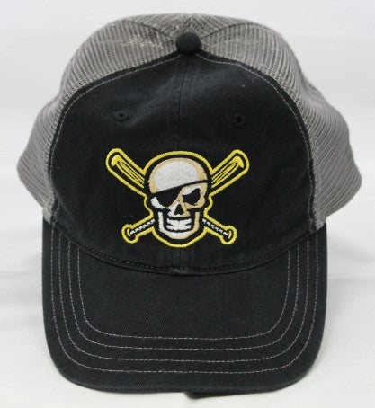 Bradenton Marauders Skull Trucker Hat